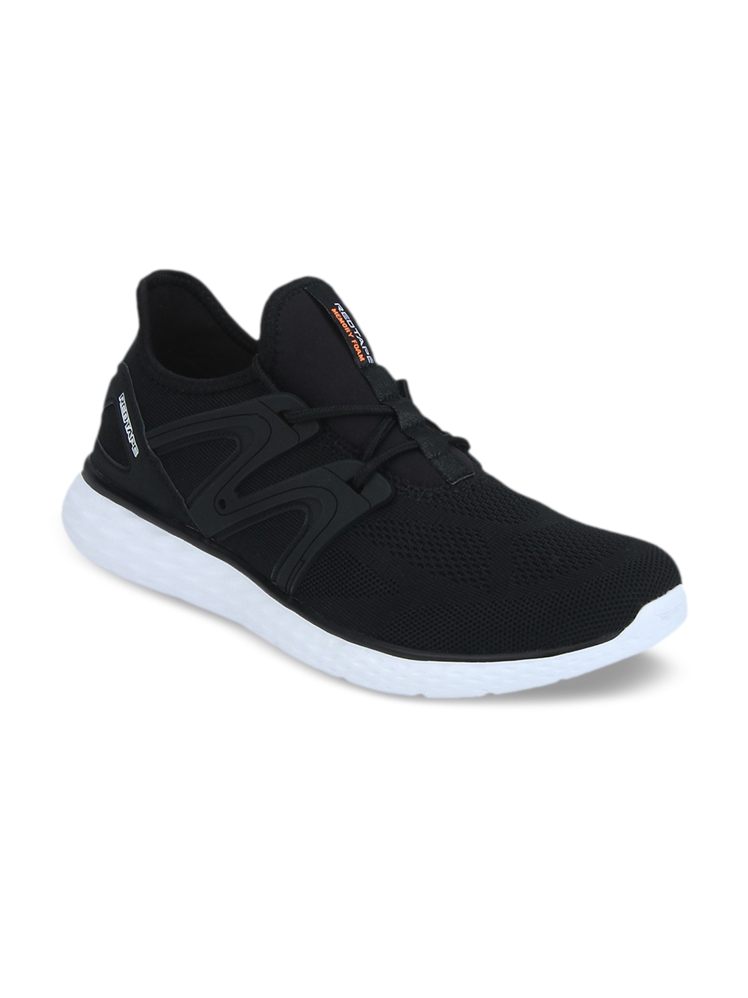 Red tape athleisure black running shoes online