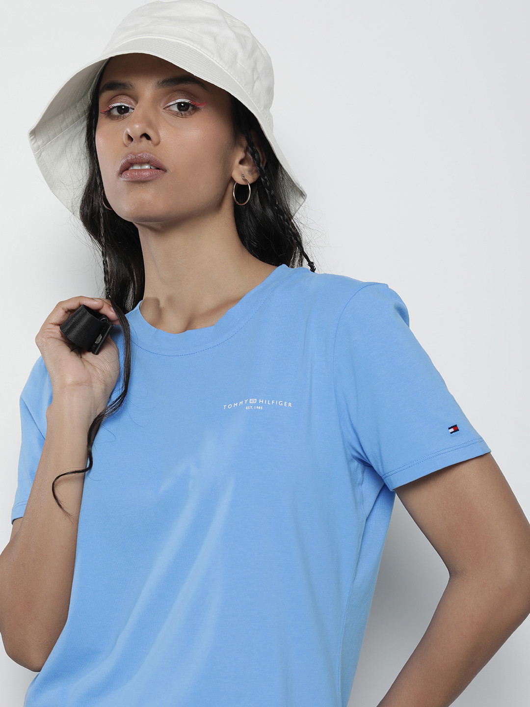 Tommy Hilfiger Small Brand Logo Printed Casual T-shirt