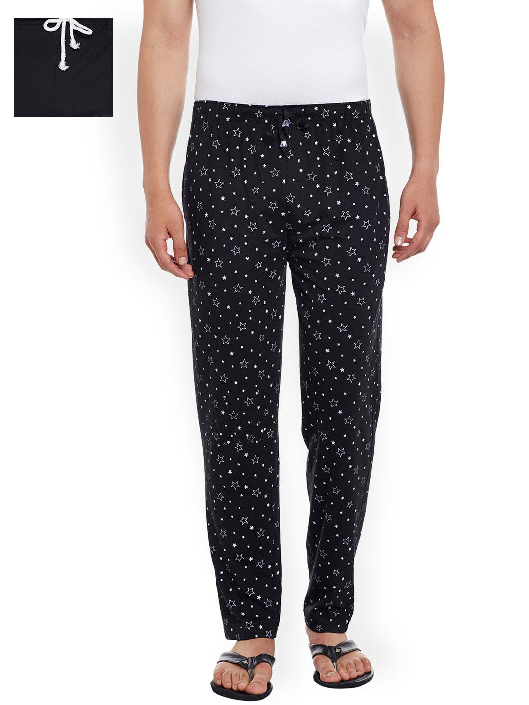 MACK JONNEY Pack of 2 Black Lounge Pants D1PR1B_D5B_02