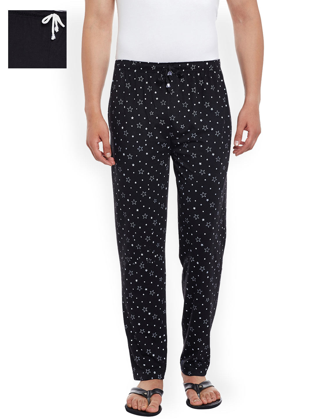 MACK JONNEY Pack of 2 Black Lounge Pants D1PR1B_D7B_02
