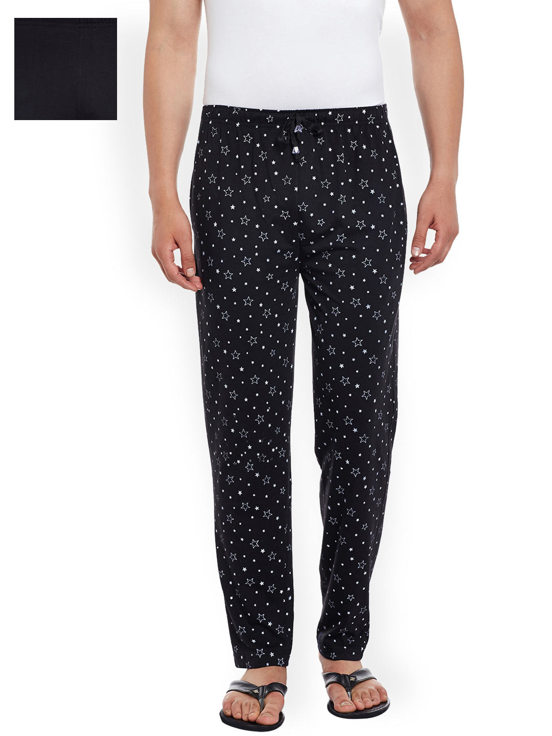 MACK JONNEY Pack of 2 Black Lounge Pants D1PR1B_D10B_2