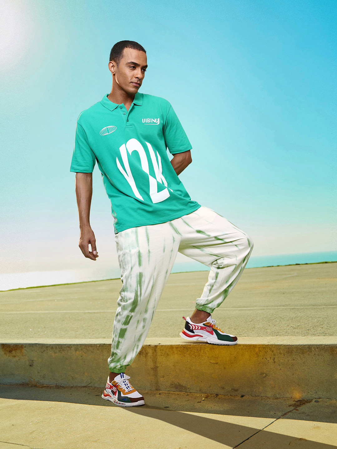 Kook N Keech Men Snow White Knitted Printed Back Street Boys Hyper Hypo Joggers