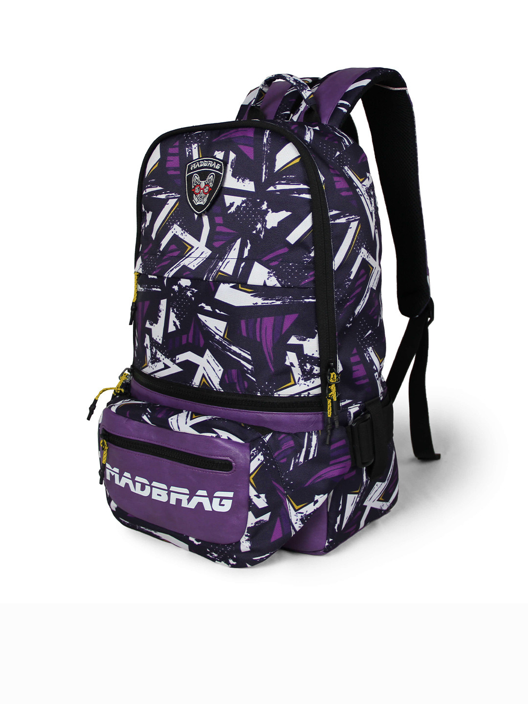 MADBRAG Printed Backpack With Waist Bag