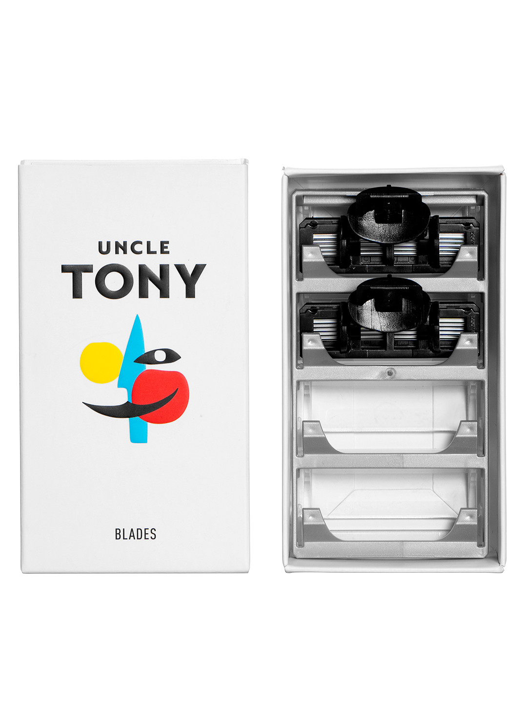 UNCLE TONY Men Set Of 2 Shaving Blade Catridges