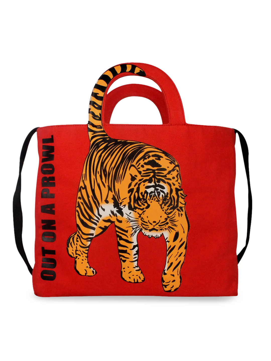 Colorbar Printed Structured Handheld Bag