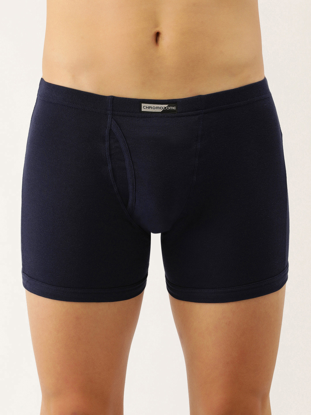 Chromozome Men Pure Cotton Trunks 8902733629430-Blue