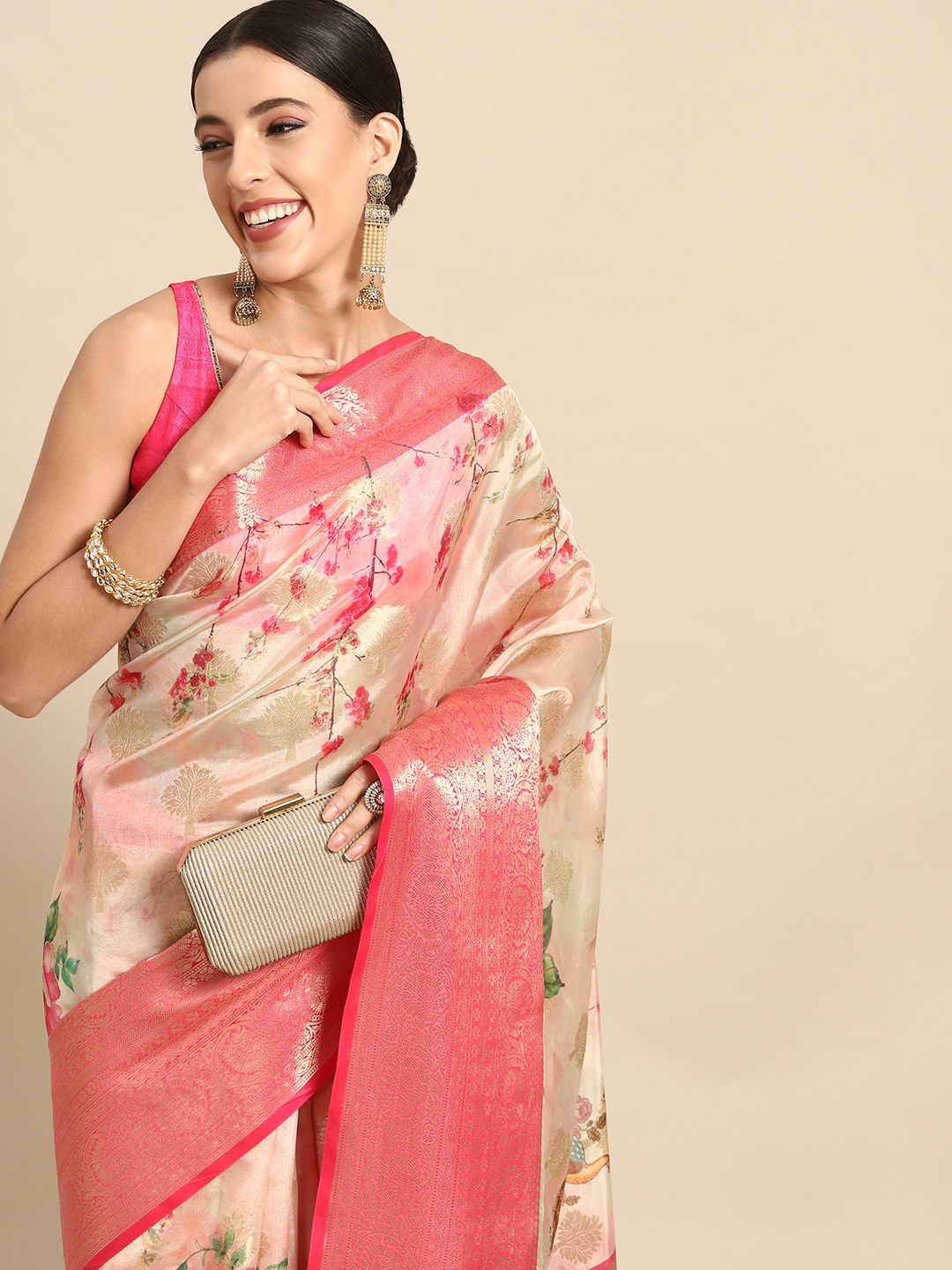 Myntra 2025 kalamkari sarees