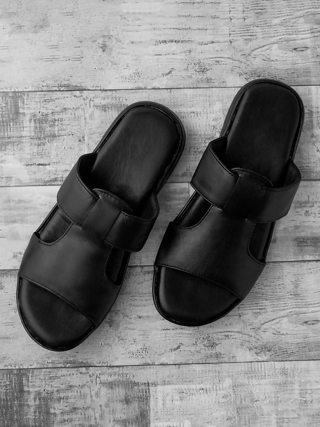 Goatter Men Slip-On Genuine Leather Comfort Sandals