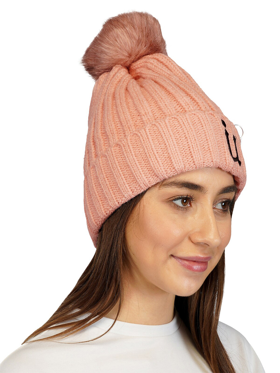 iSWEVEN Women Woolen Winter Beanie Caps