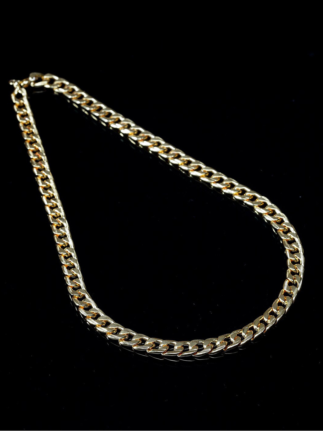 PANASH Men Bold Gold-Plated Chain