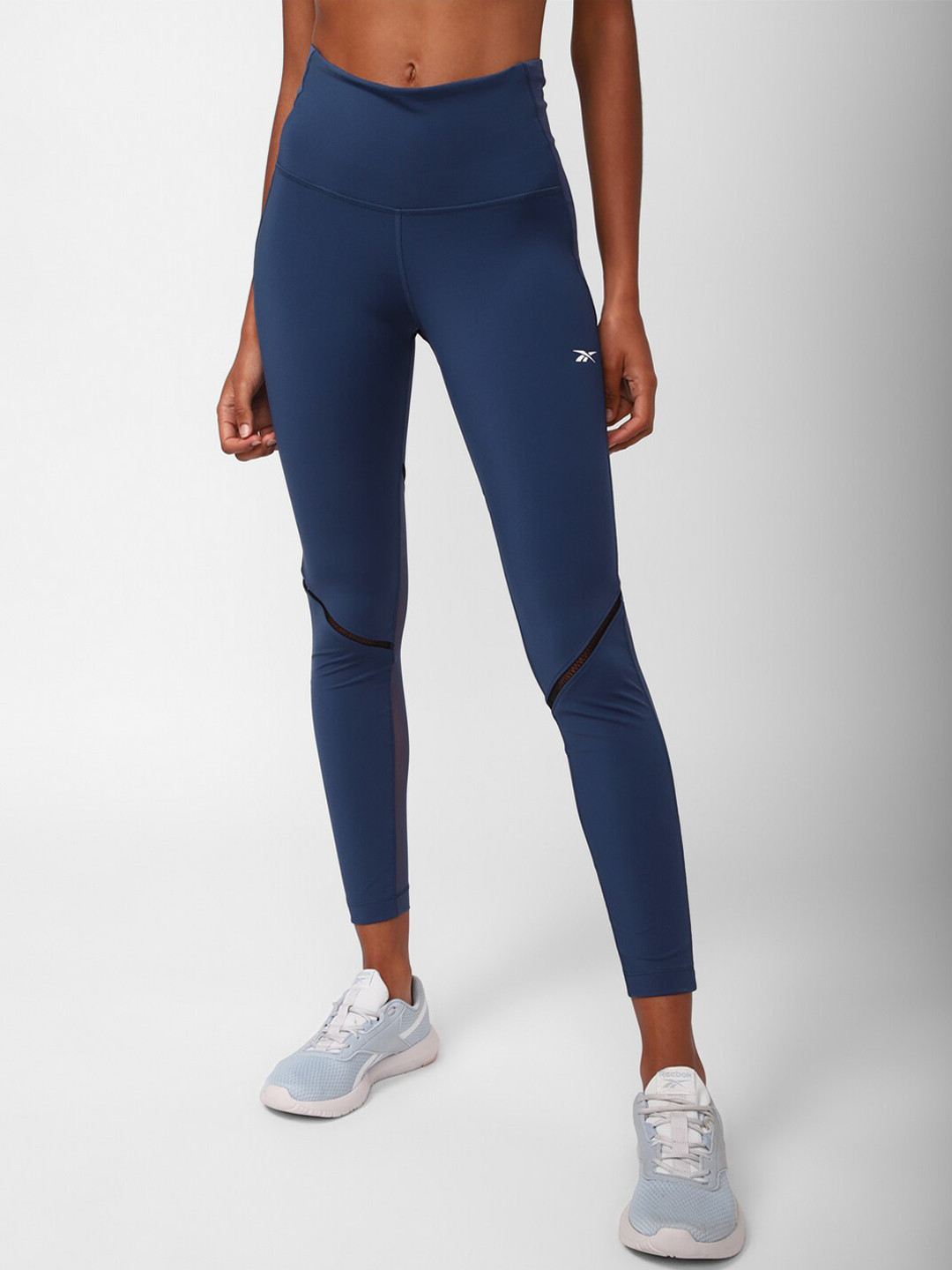 Reebok Women Training Supply Lux Perform Perforated High-Rise Tights