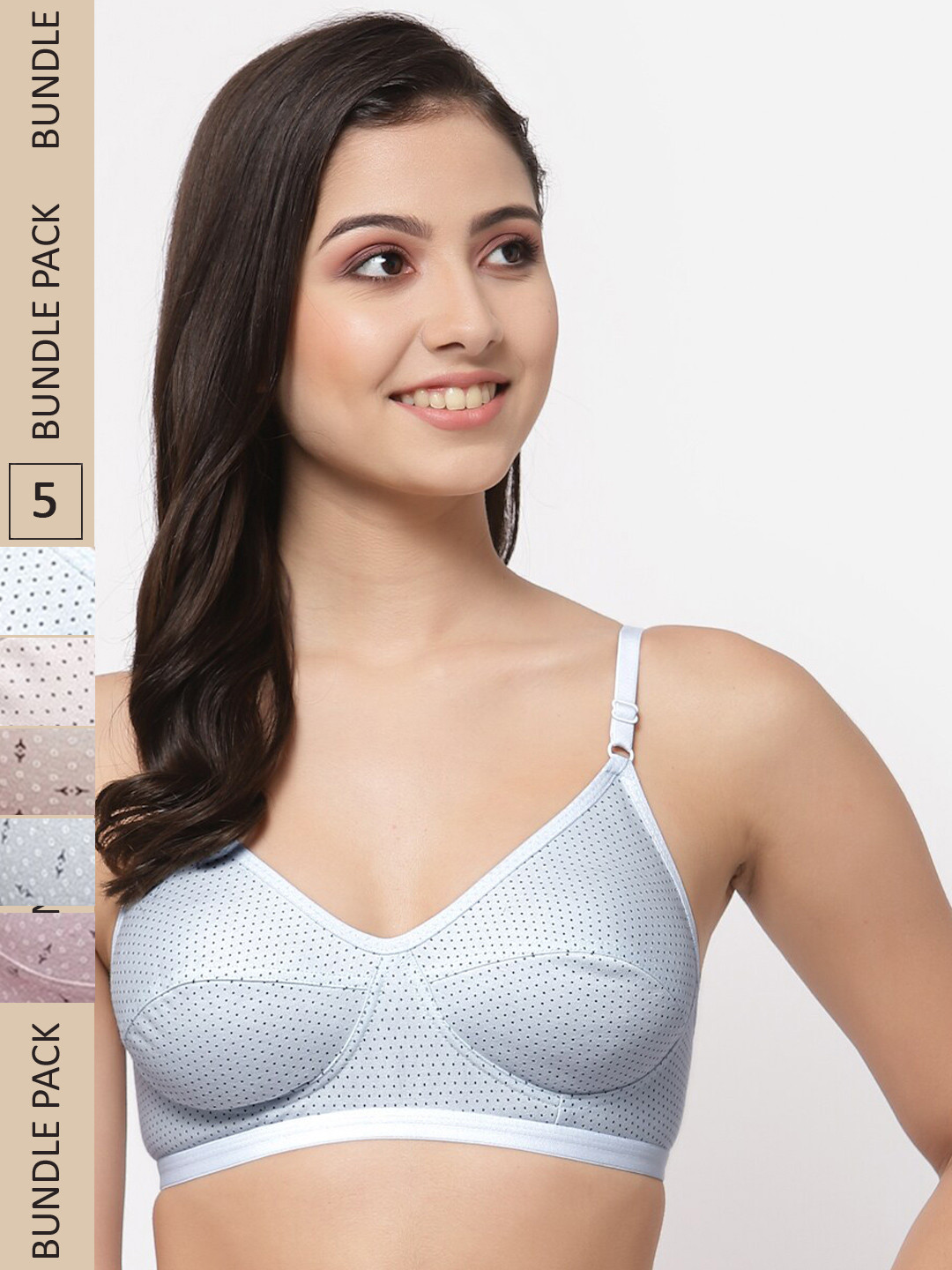 College Girl Purple & Blue Bra
