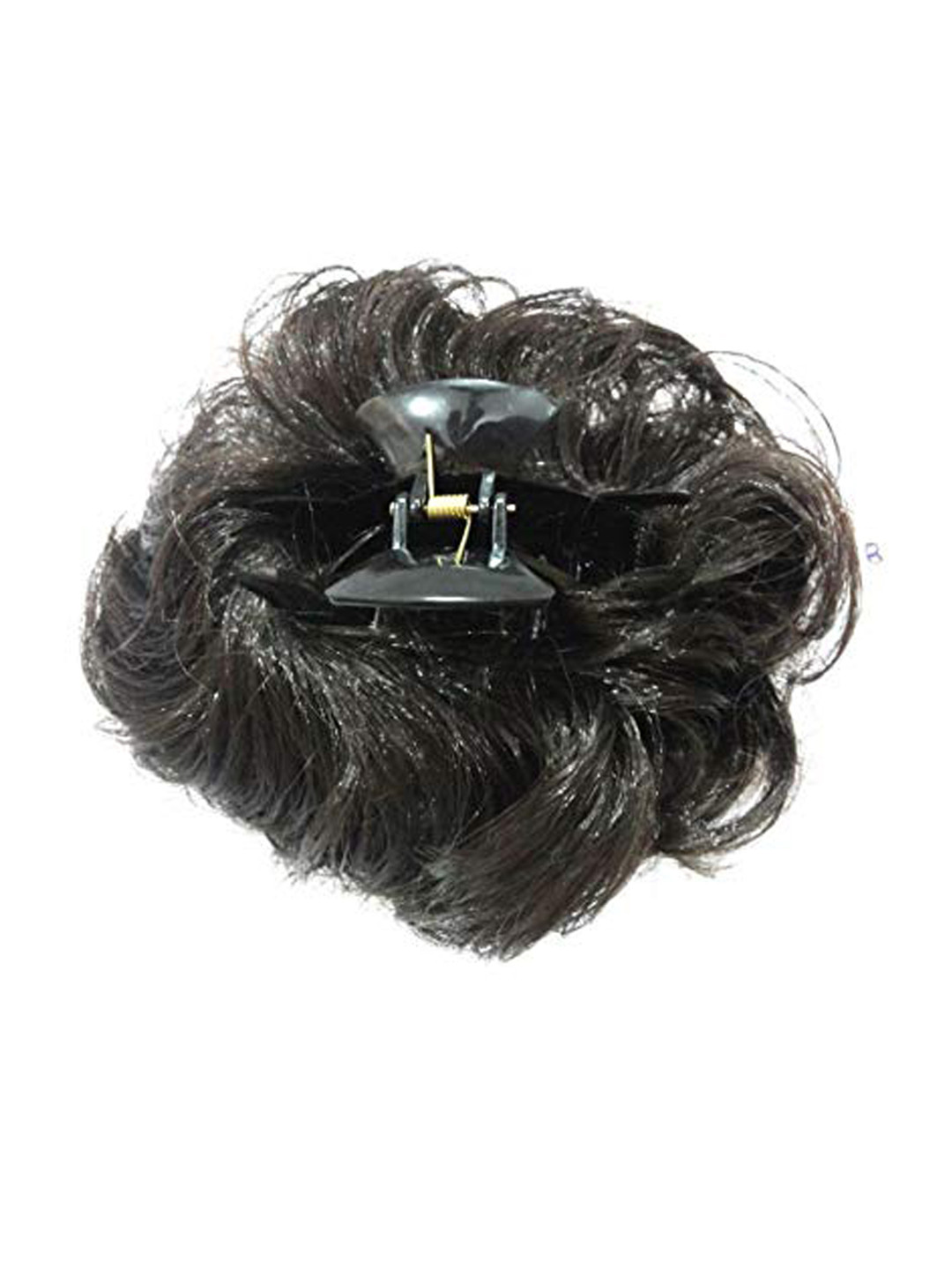 CHANDERKASH Synthetic Nylon Juda/Bun Hair Clutcher Extension - Black