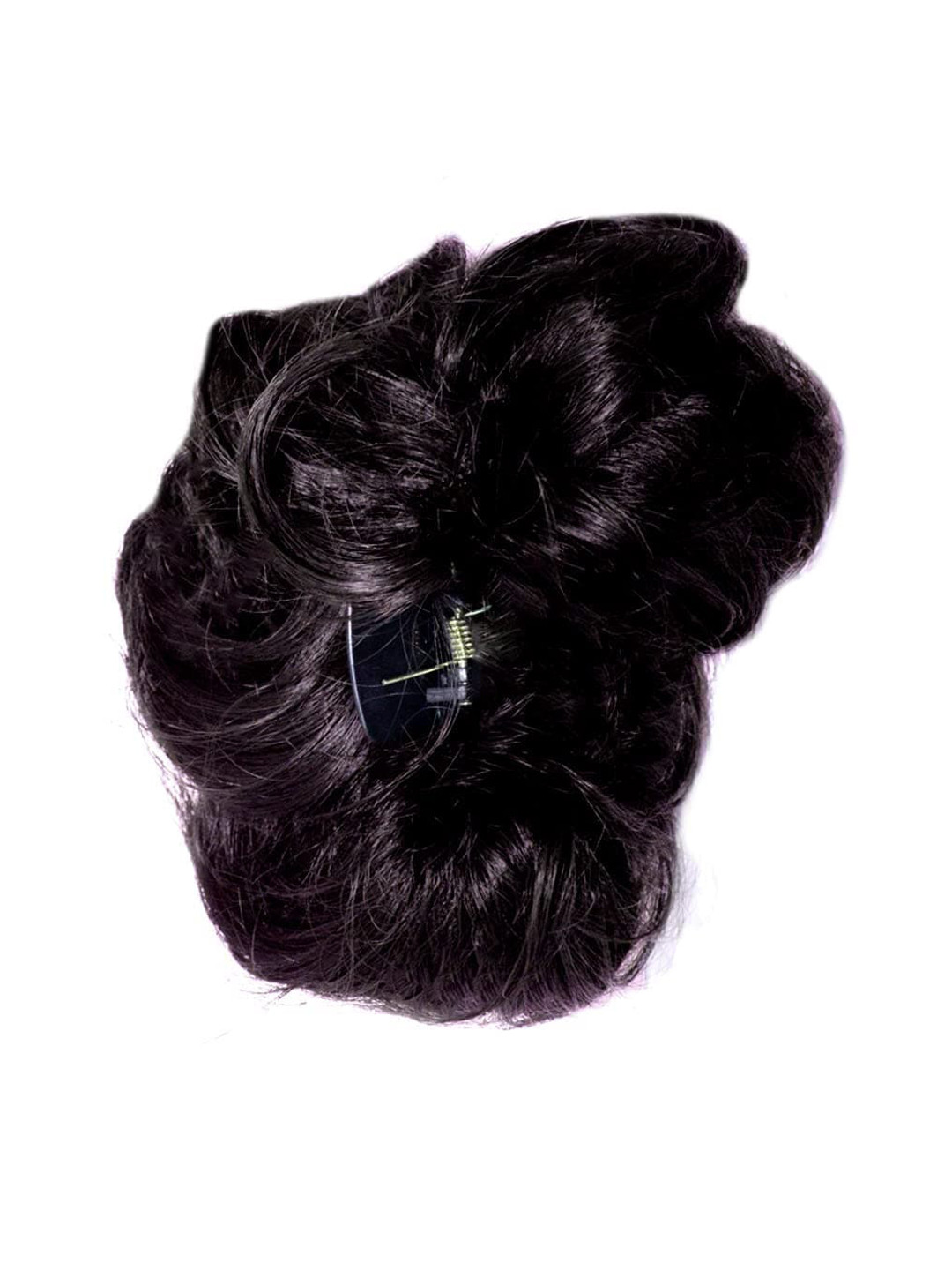 CHANDERKASH Set of 1 Synthetic Hair Claw Juda Extension - Natural Brown