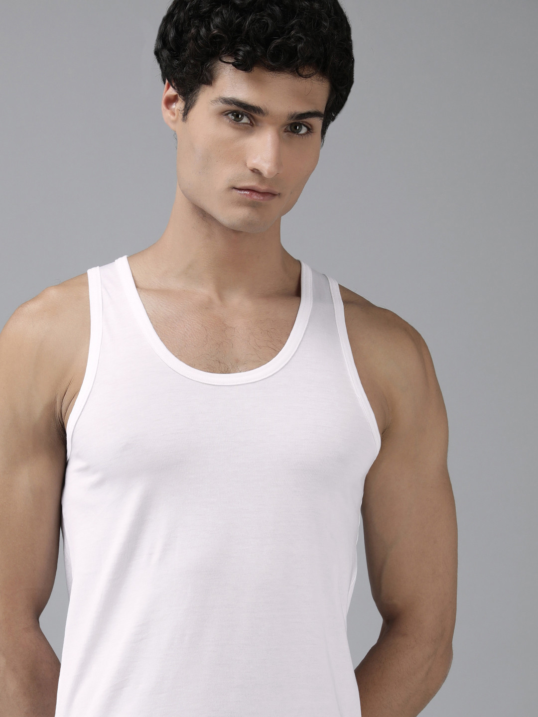 Van Heusen Innerwear Men Solid Ultra Soft Superior Comfort Vest