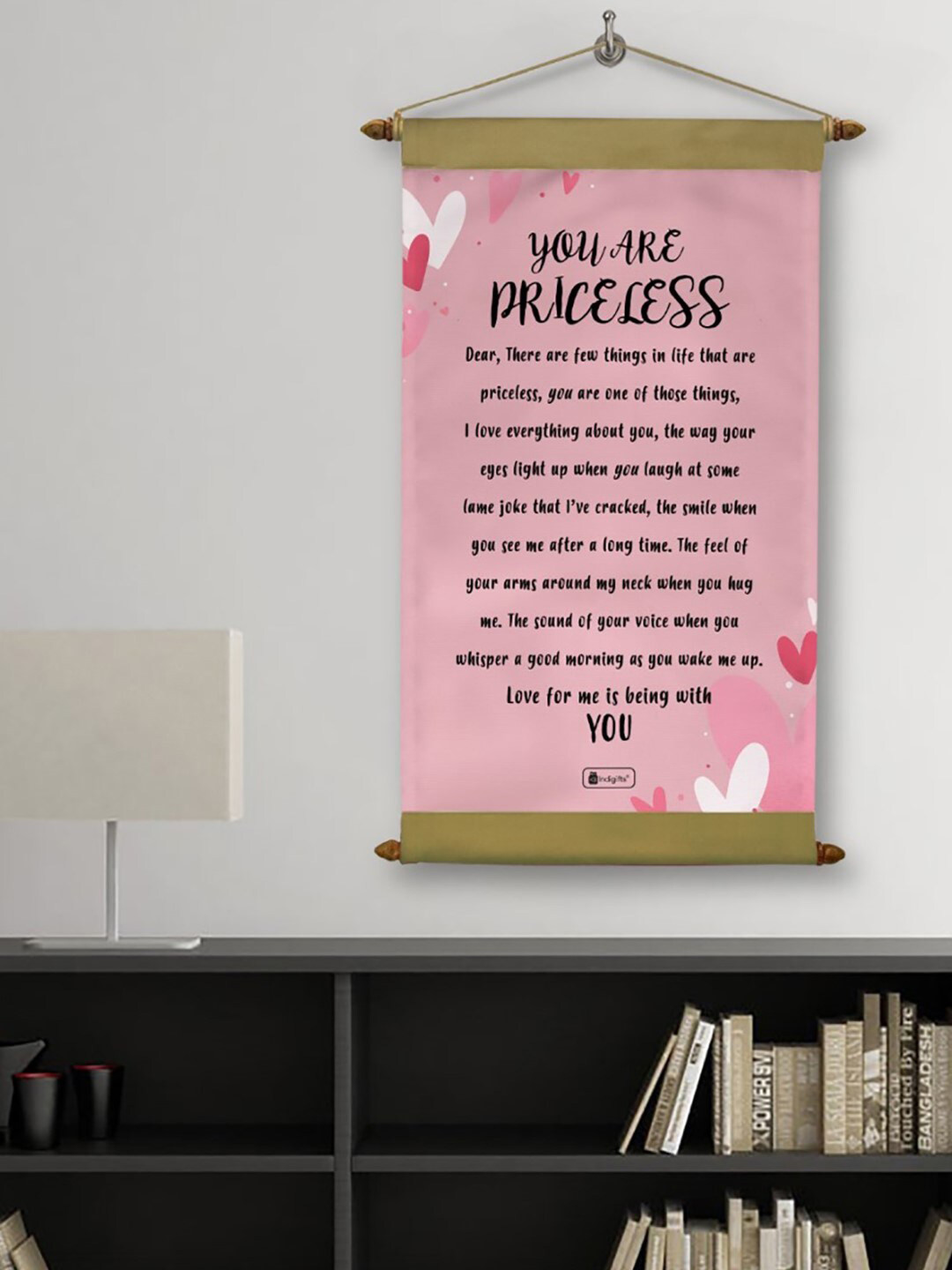 Indigifts Pink Printed Wall Hanging Gift Sets