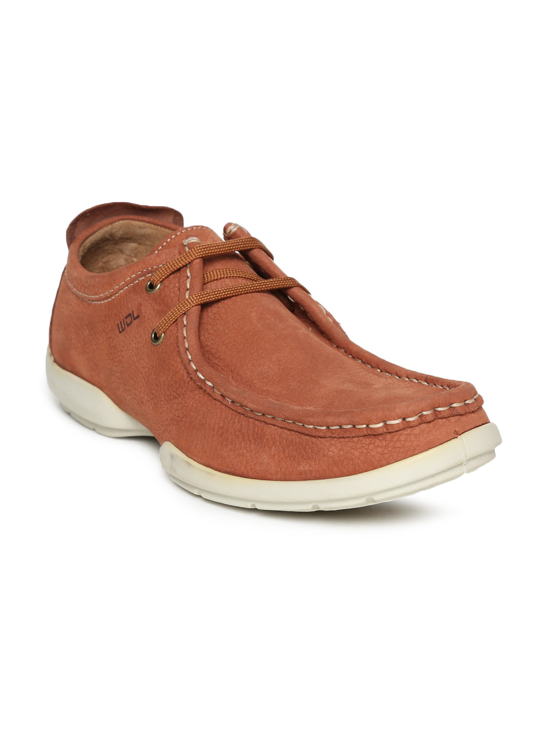 Buy Woodland Men Rust Brown Derbys 