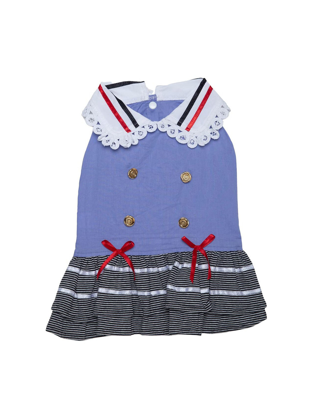 Lulala Self Design Cotton Dog Princess Dress