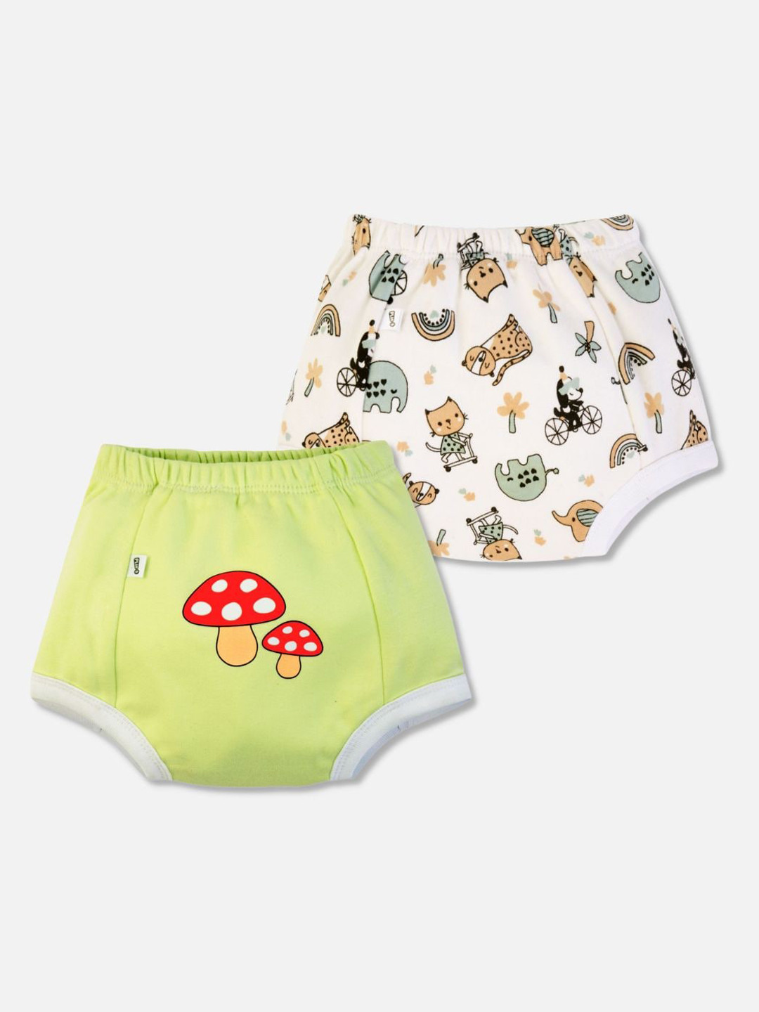 You Got Plan B Infant Pack Of 2 Printed Pure Cotton Anti Microbial Padded Basic Briefs