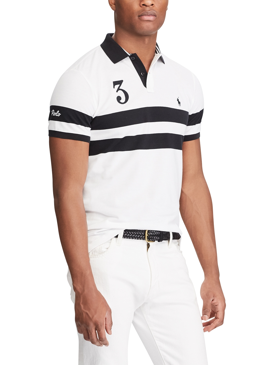 Buy Polo Ralph Lauren Custom Slim Featherweight Polo - Tshirts for Men  2159667 | Myntra