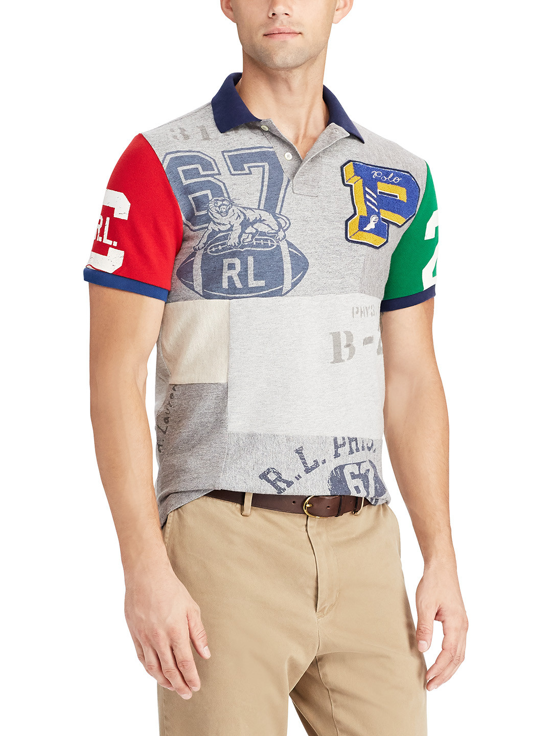 ralph lauren patchwork polo