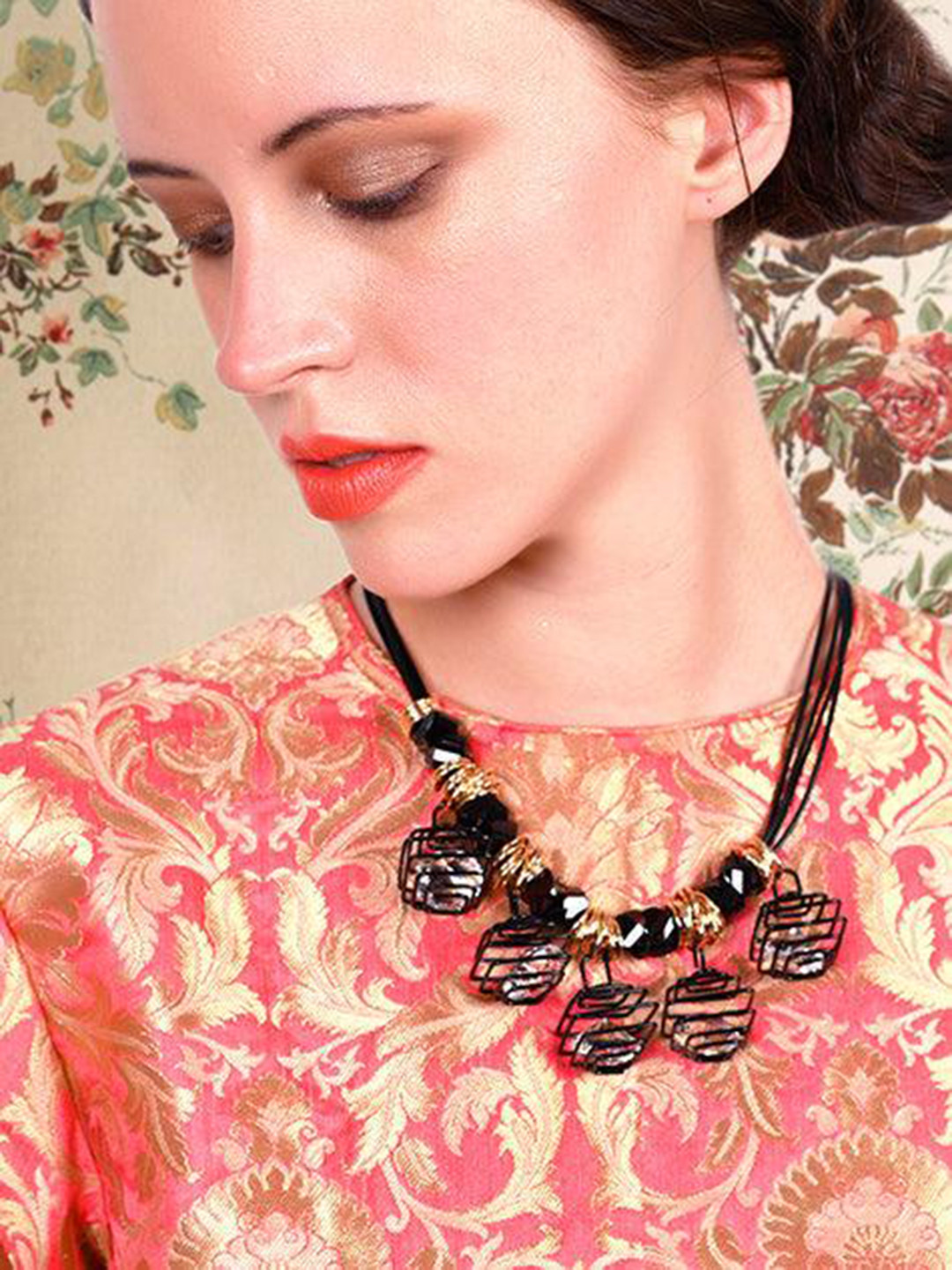 ODETTE Beaded Statement Necklace