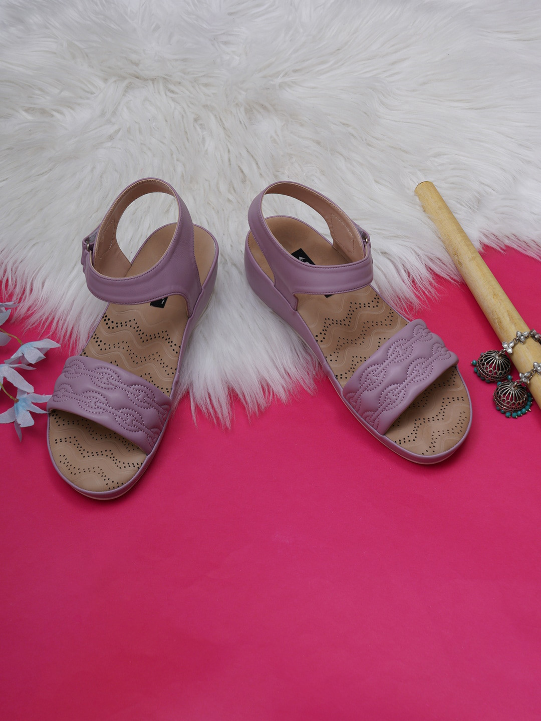 Sherrif Shoes Printed Platform Heels