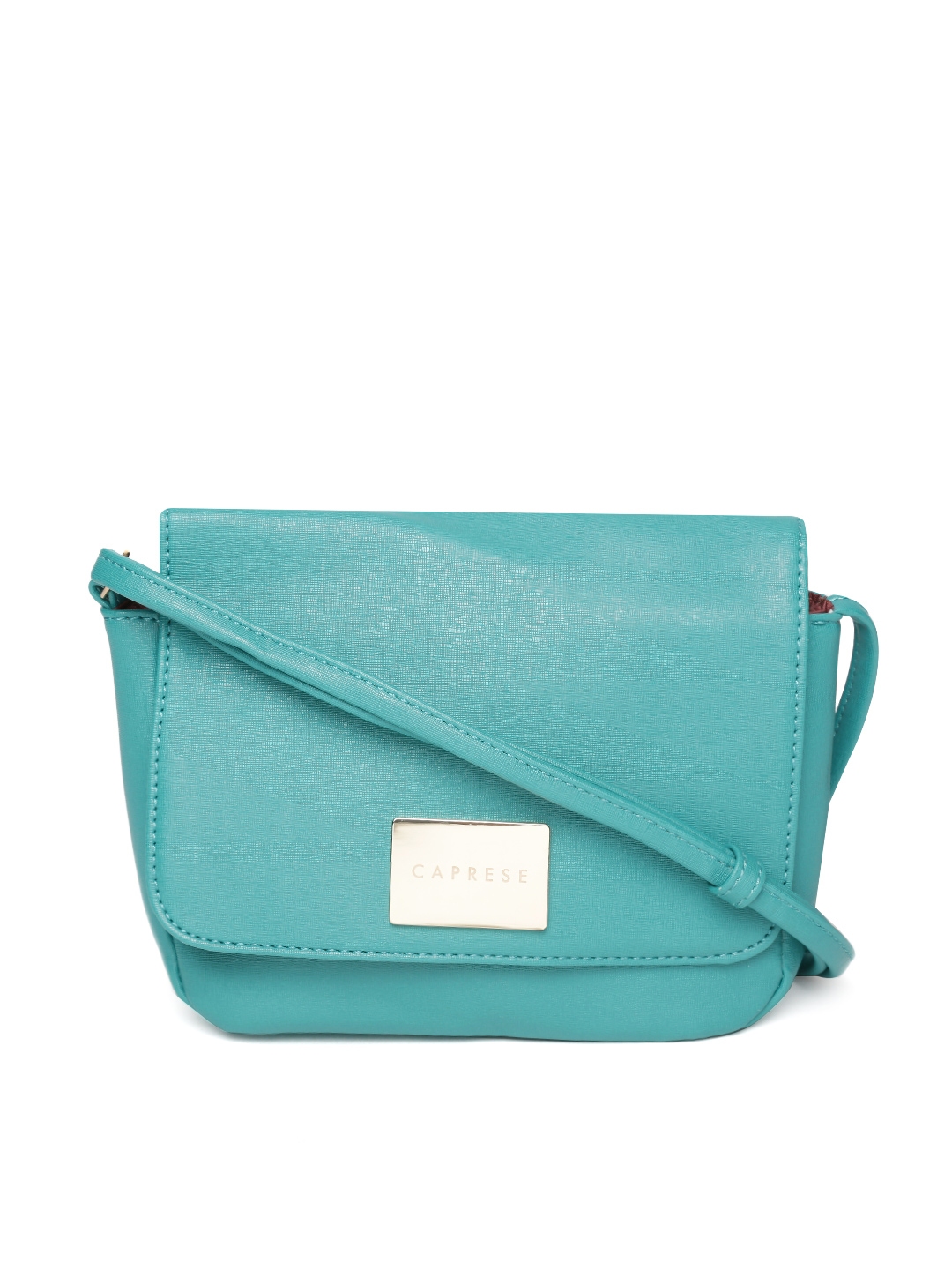 Caprese blue solid outlet sling bag