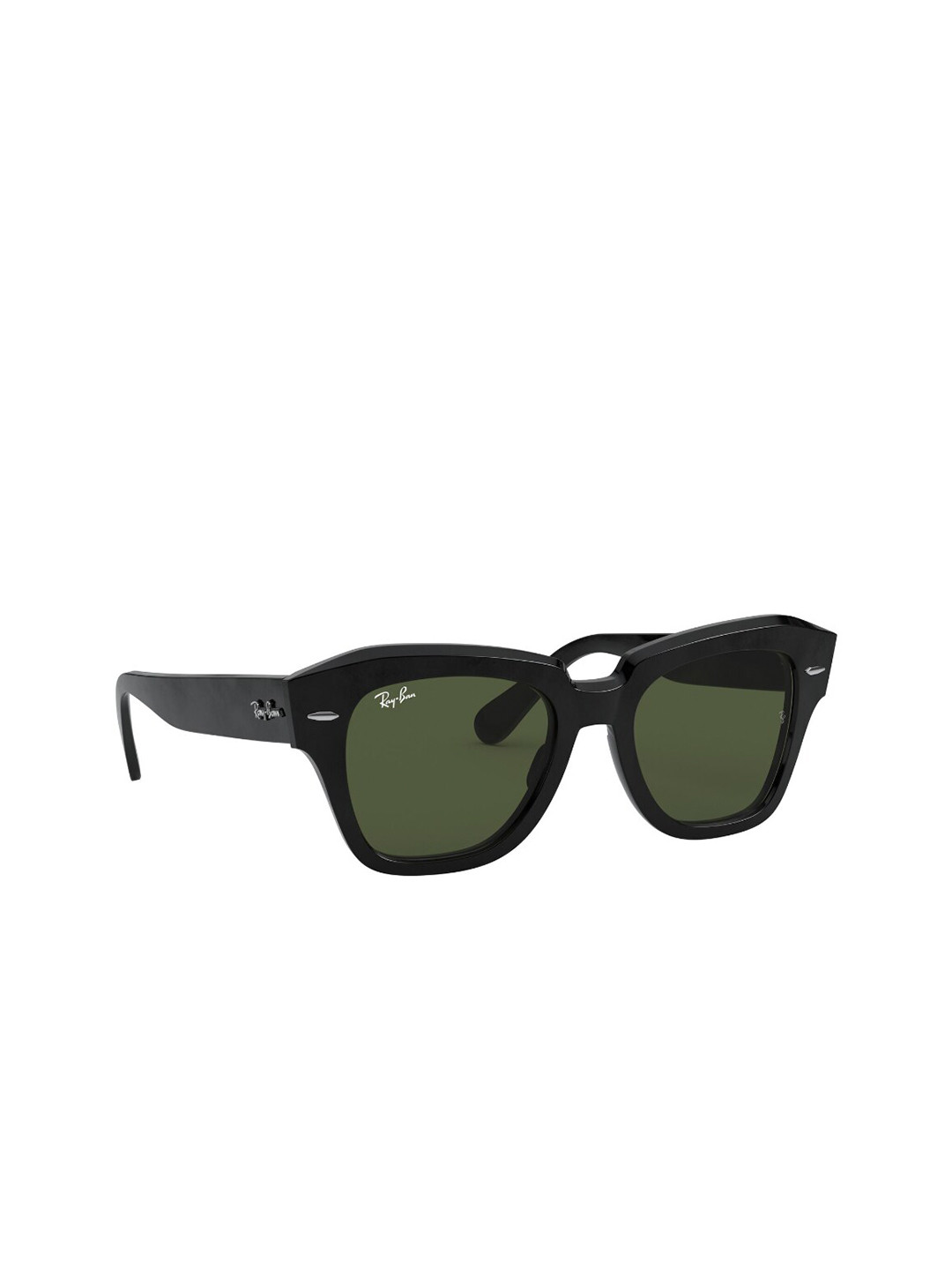 RAY-BAN Unisex UV Protected Green Lens Square Sunglasses - 0RB2186901/3149