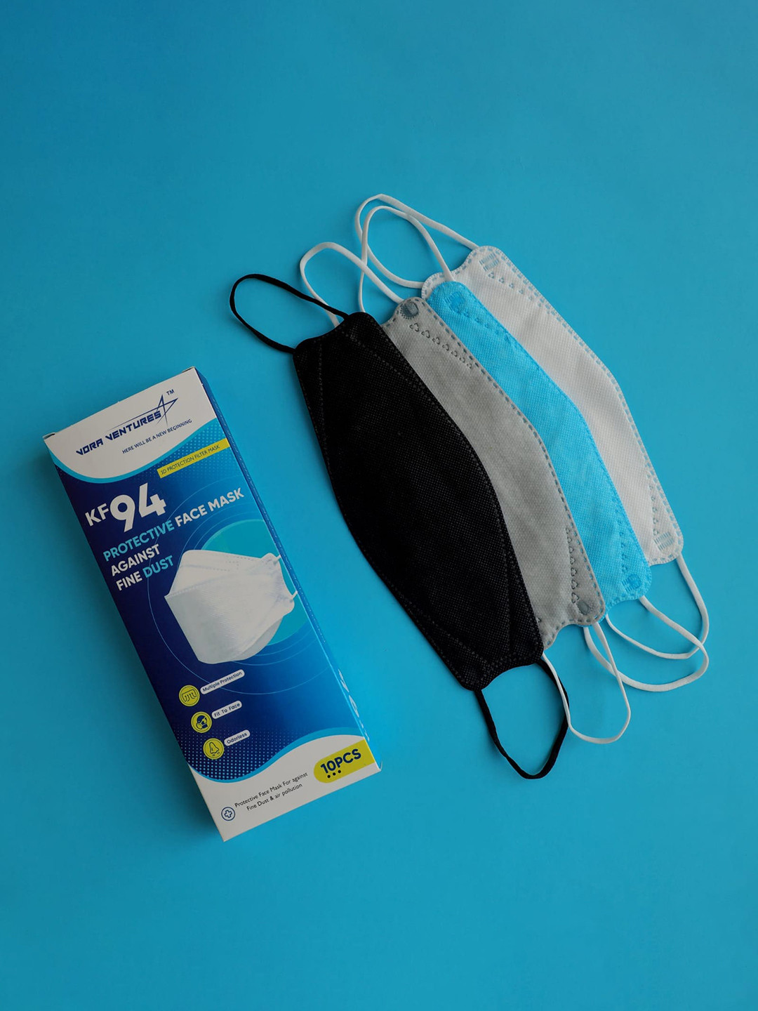 Jinax Pack Of 50 Reusable Anti-Pollution 5 Ply Comfortable Masks