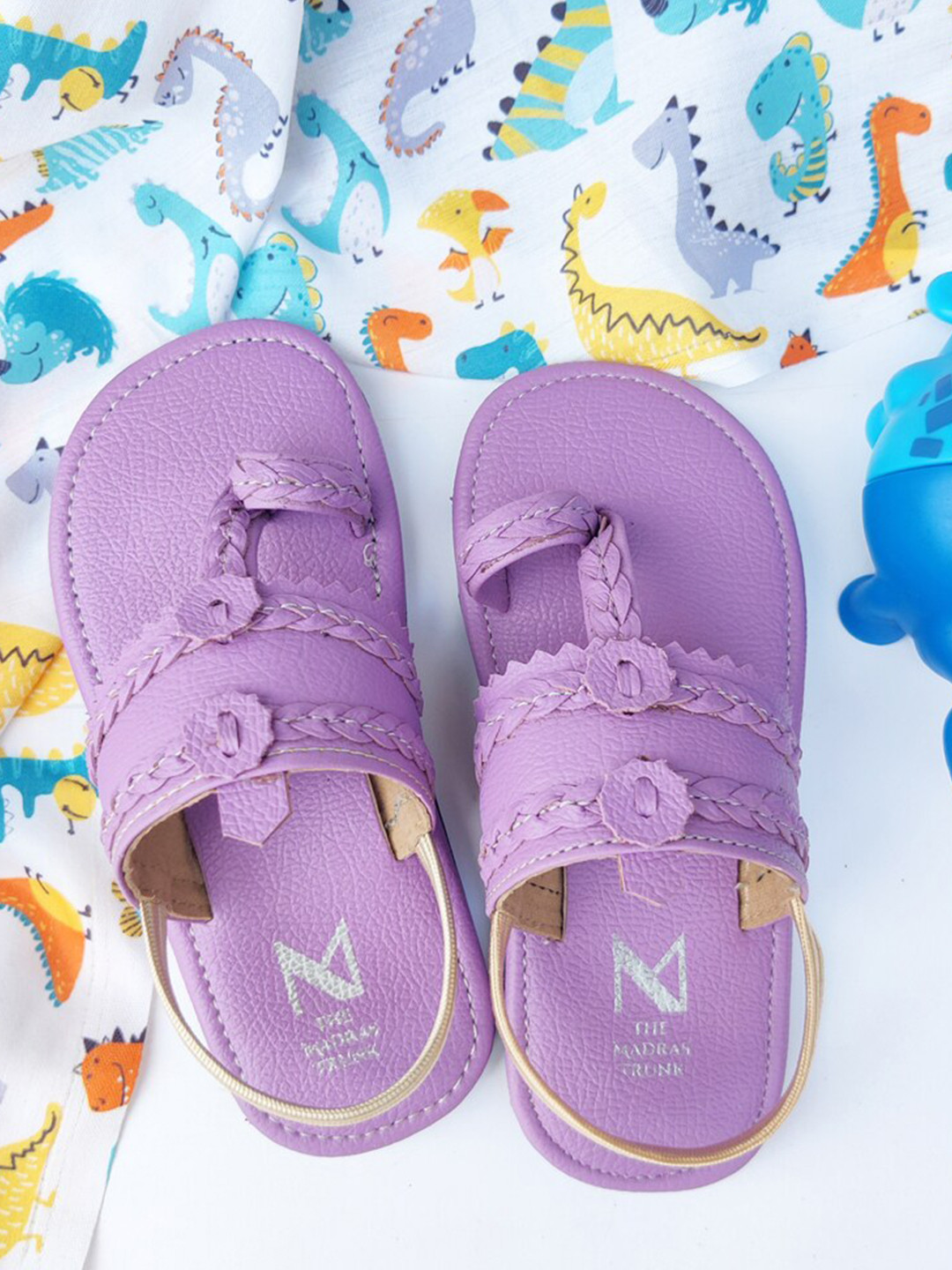 THE MADRAS TRUNK Kids Leather Comfort Sandals