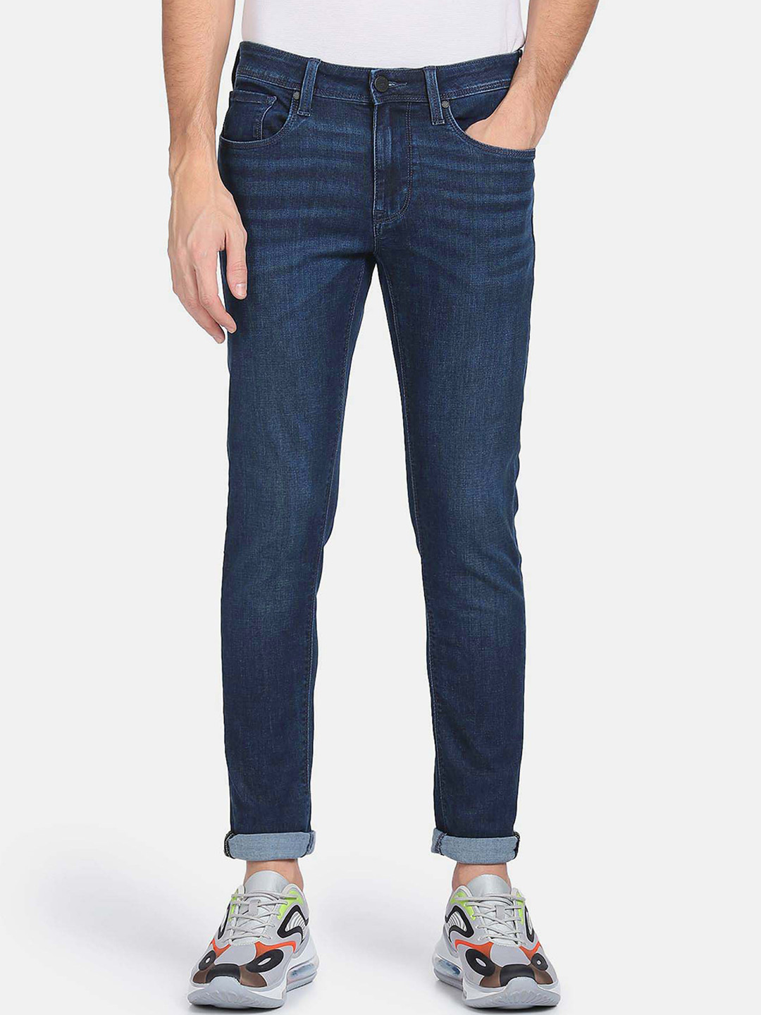 Flying Machine Super Skinny Fit Rinsed Luxe F-Lite Jeans
