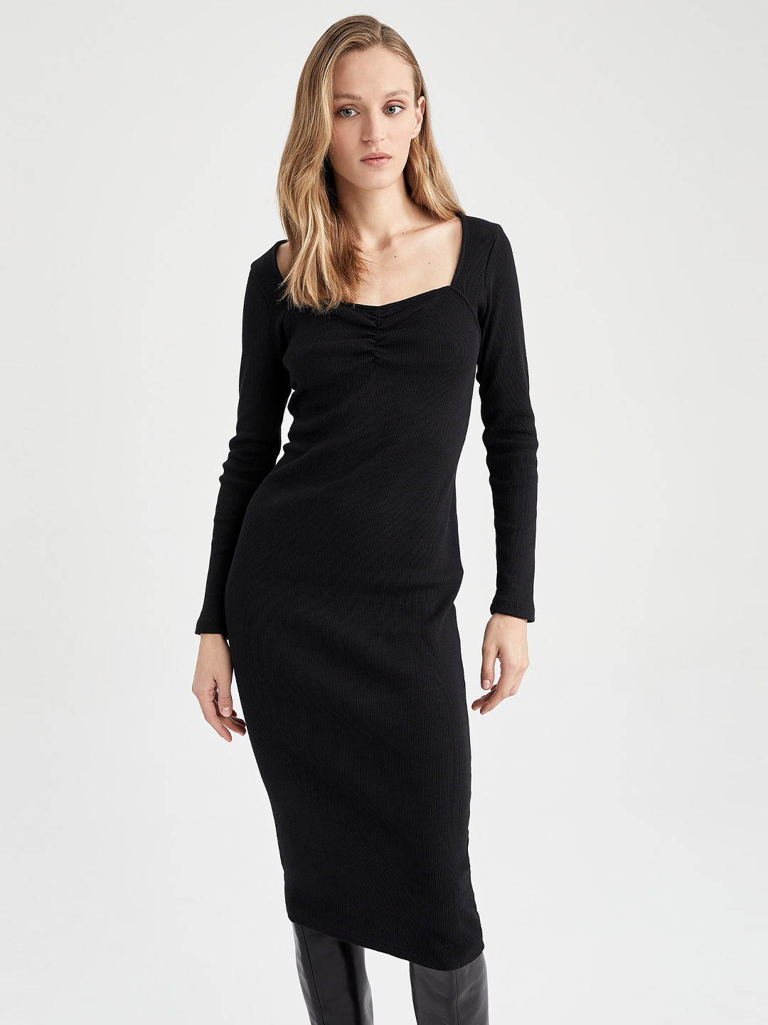 DeFacto Bodycon Midi Dress