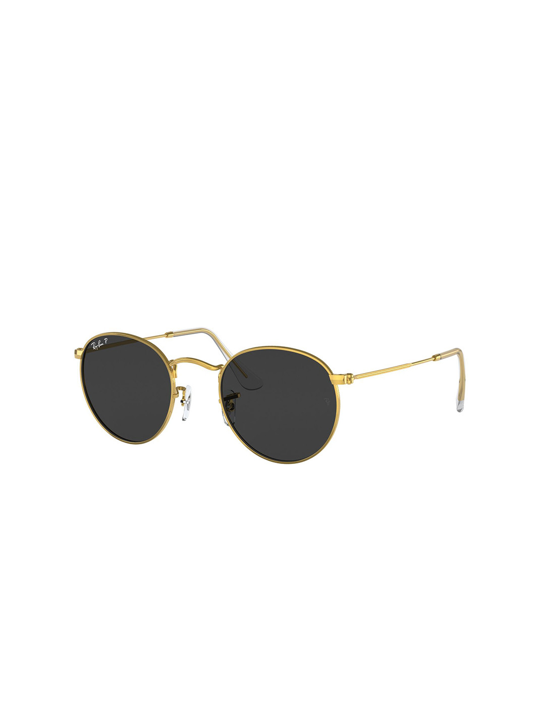 RAY-BAN Men Polarized Grey Lens Round Sunglasses - 0RB344791964850