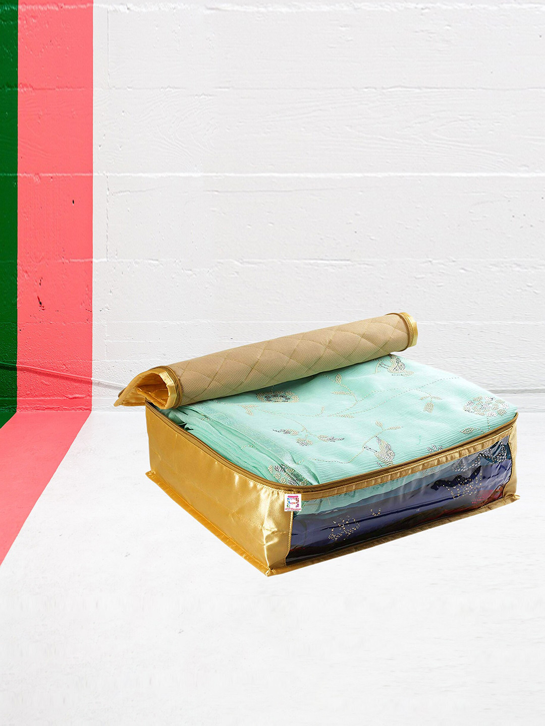 atorakushon 5 Pieces Mustard Yellow Storage Wardrobe Organisers