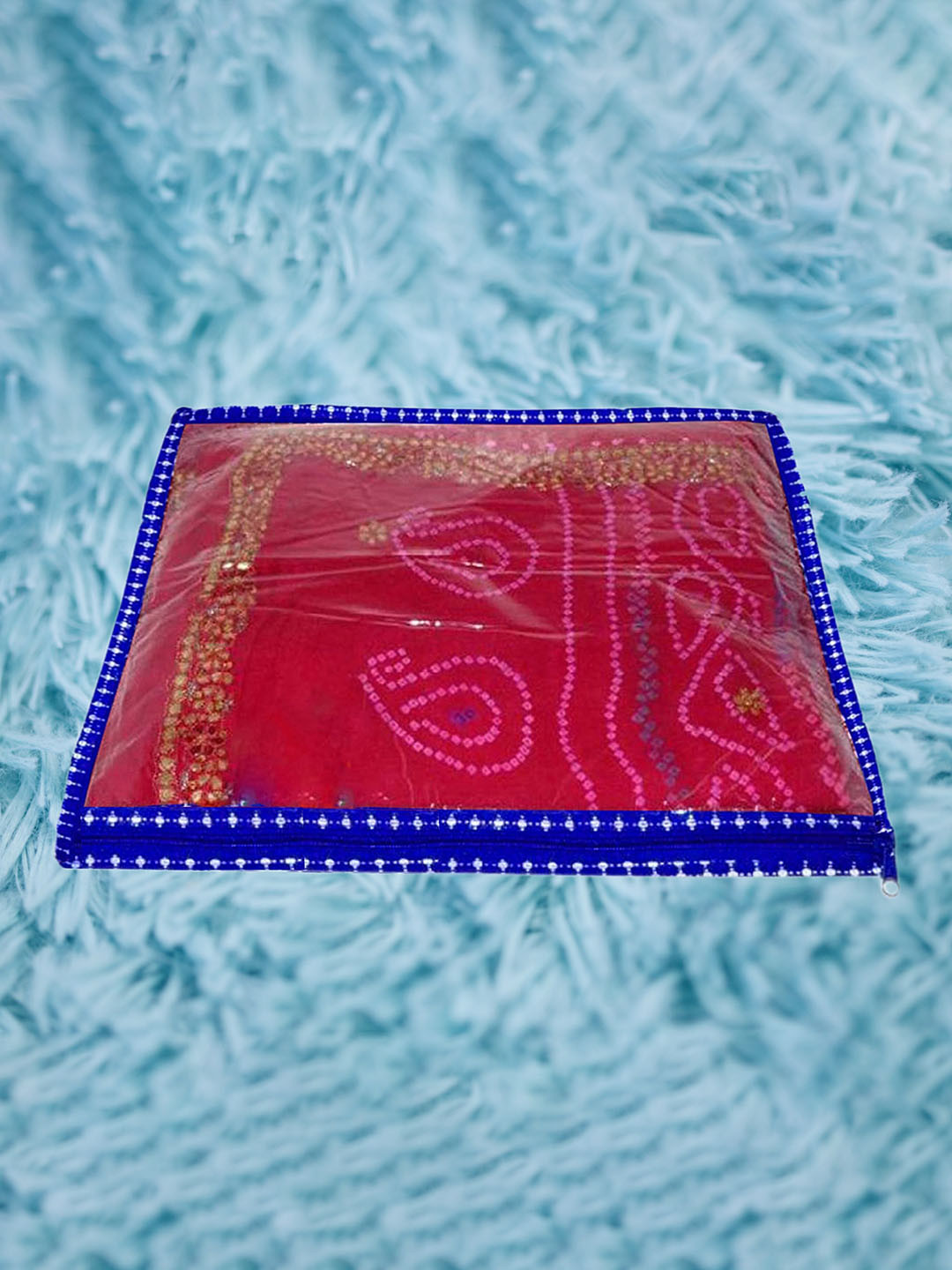 atorakushon 18 Pieces Blue Reusable Saree Organisers