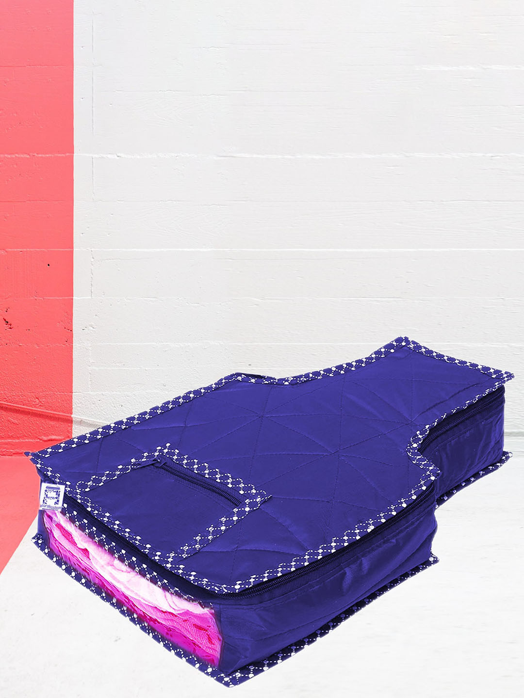 atorakushon Blue 10 Pcs Reusable Wardrobe Blouse Organisers