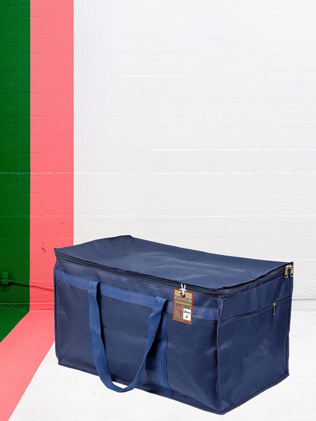 atorakushon 2-Pcs Blue Foldable Attachi Travel Storage Bags