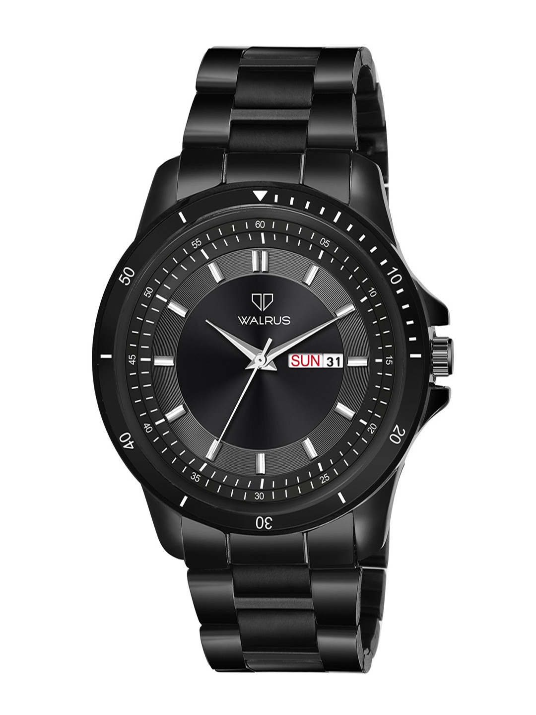 Walrus Men Stainless Steel Bracelet Style Straps Analogue Watch WWTM-ELITE-XVIII-020202