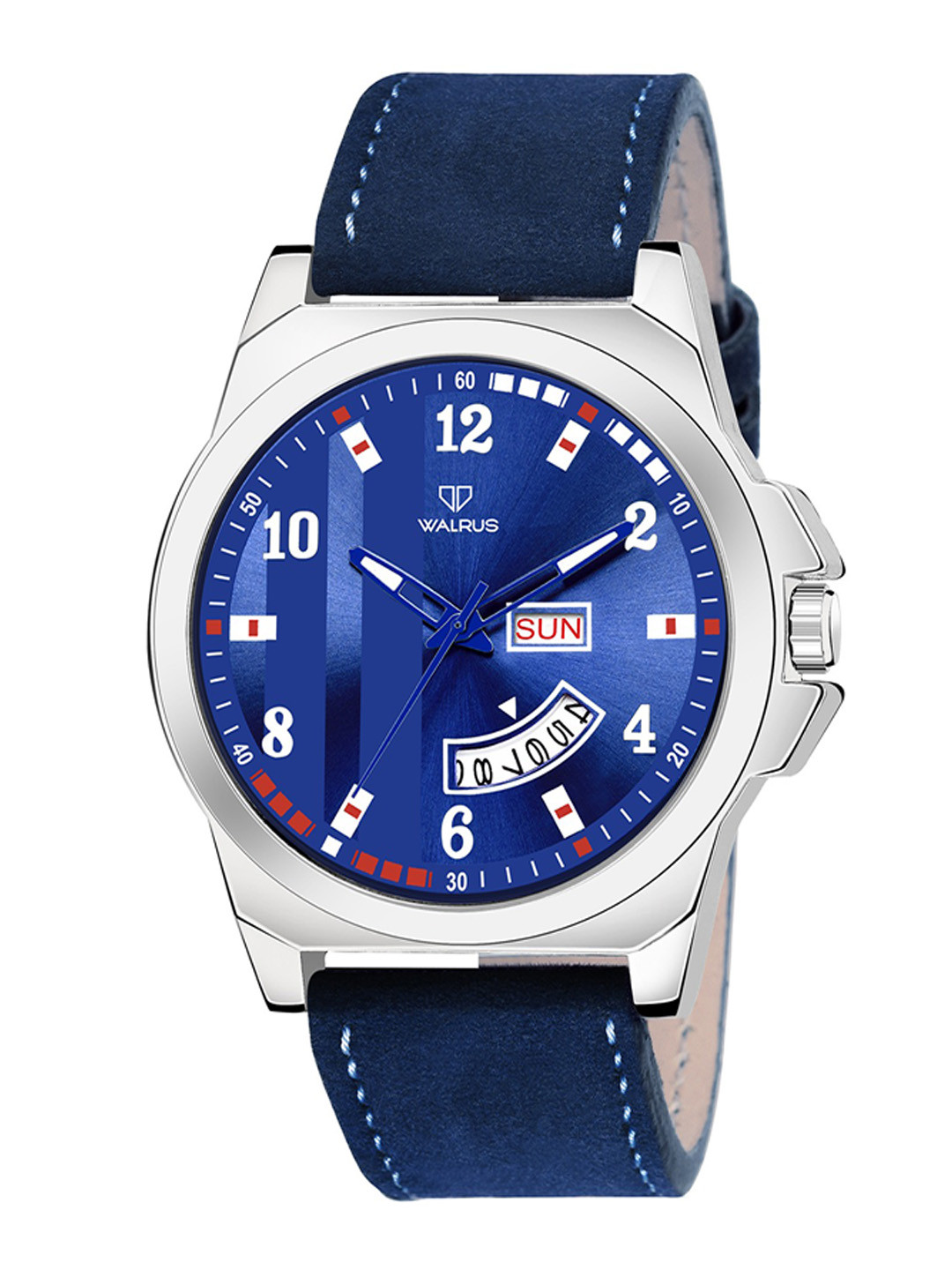 Walrus Men Brass Printed Dial & Straps Analogue Watch WWTM-NXN-II-030307