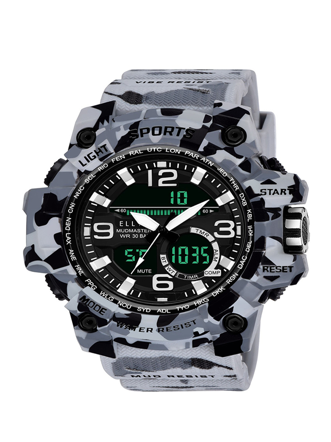 Walrus Men Dial & Silver Toned Straps Analogue and Digital Sports Watch EWTM-CAM-020707
