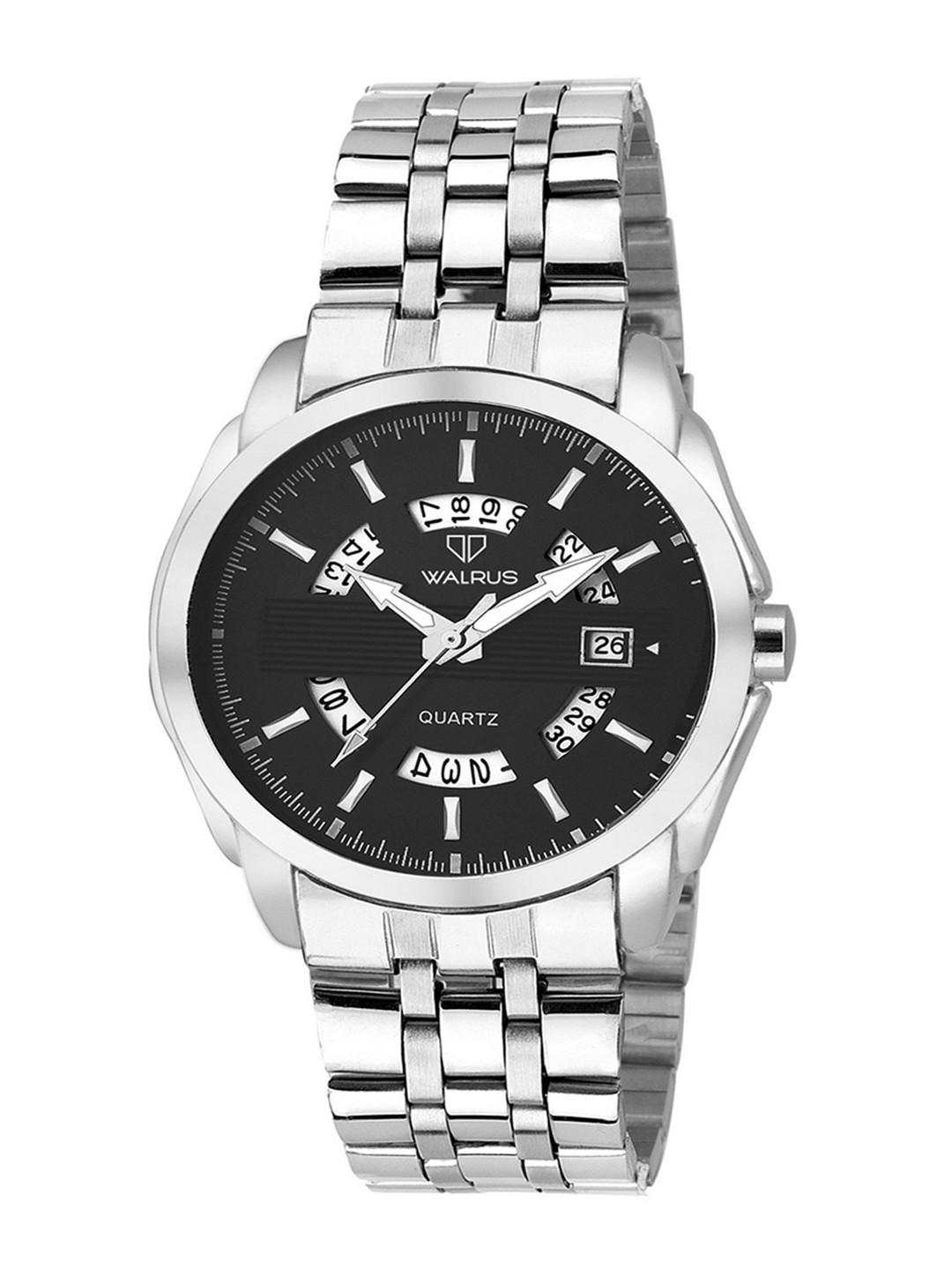 Walrus Men Set Of 2 Brass Dial & Stainless Steel Analogue Watch WWTM-AST-V-020707