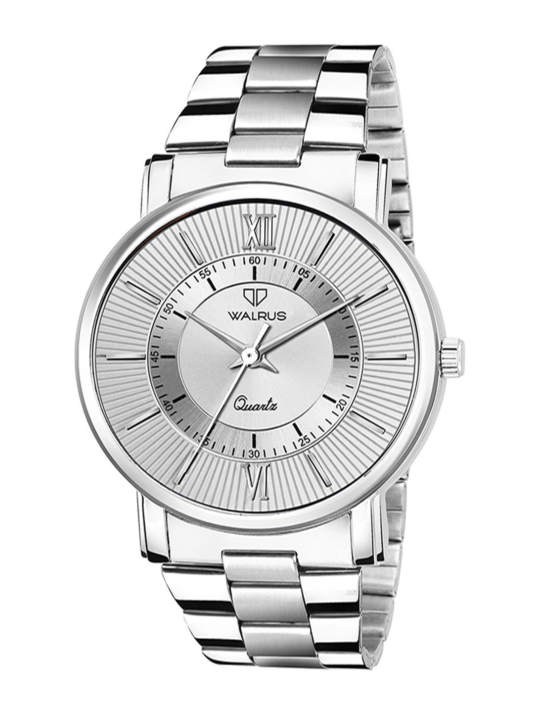 Walrus Men Brass Dial Stainless Steel Bracelet Style Analogue Watch WWTM-POLO-XIV-070707