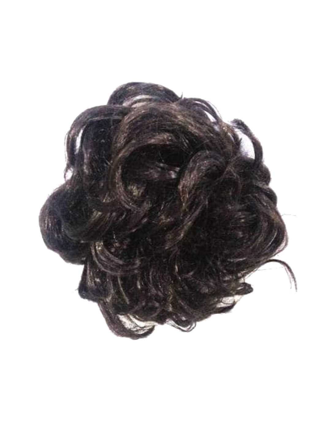 CHRONEX Synthetic Nylon Juda Hair Bun Extension Clutcher - Natural Brown