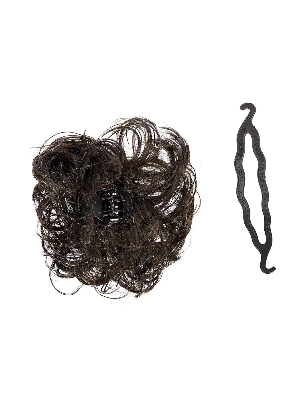 CHRONEX Artificial Synthetic Hair Clutcher Juda Bun Hair Extension with Juda Bun Clip