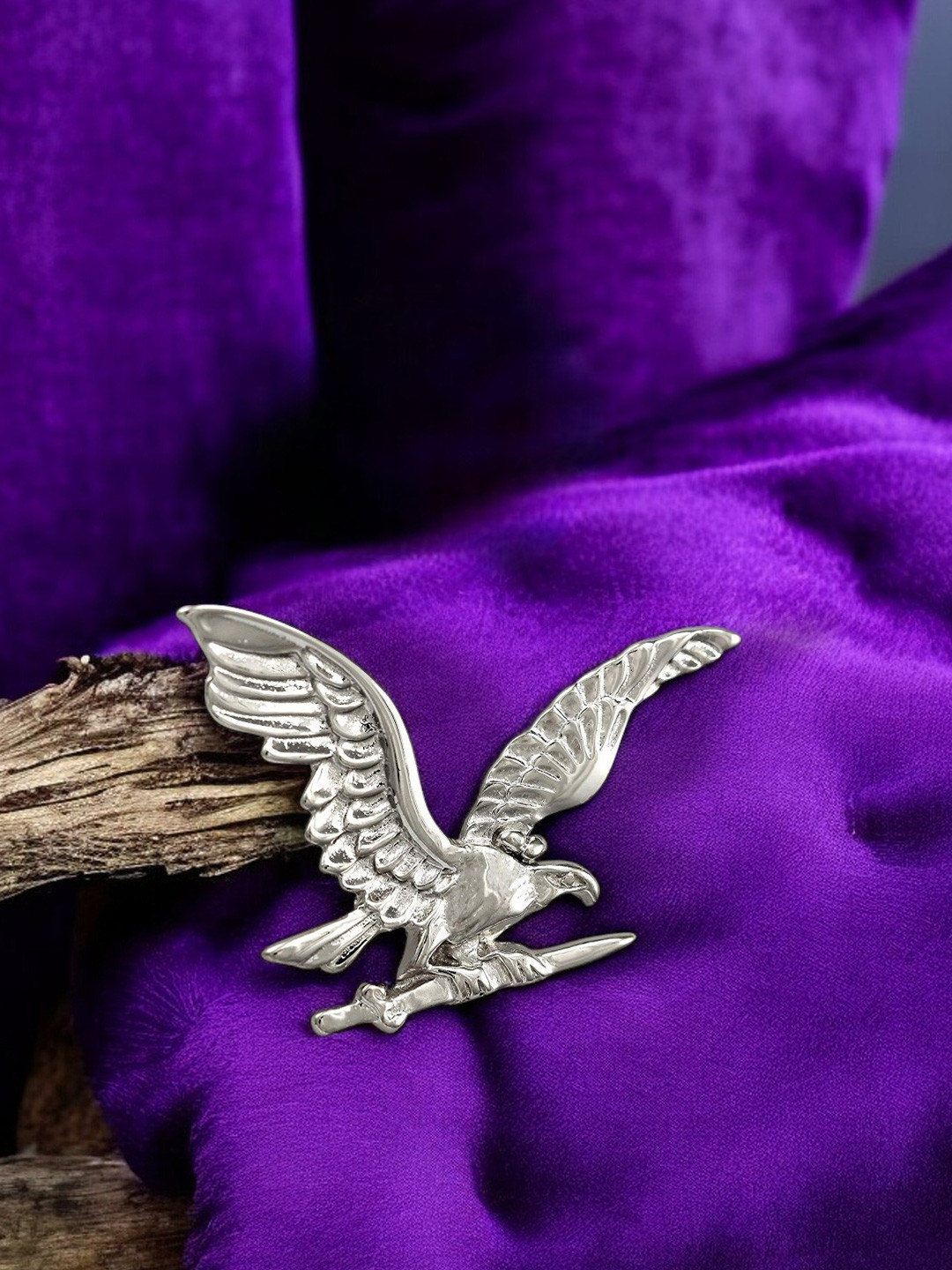 Mahi Men Eagle-Shaped Brooch