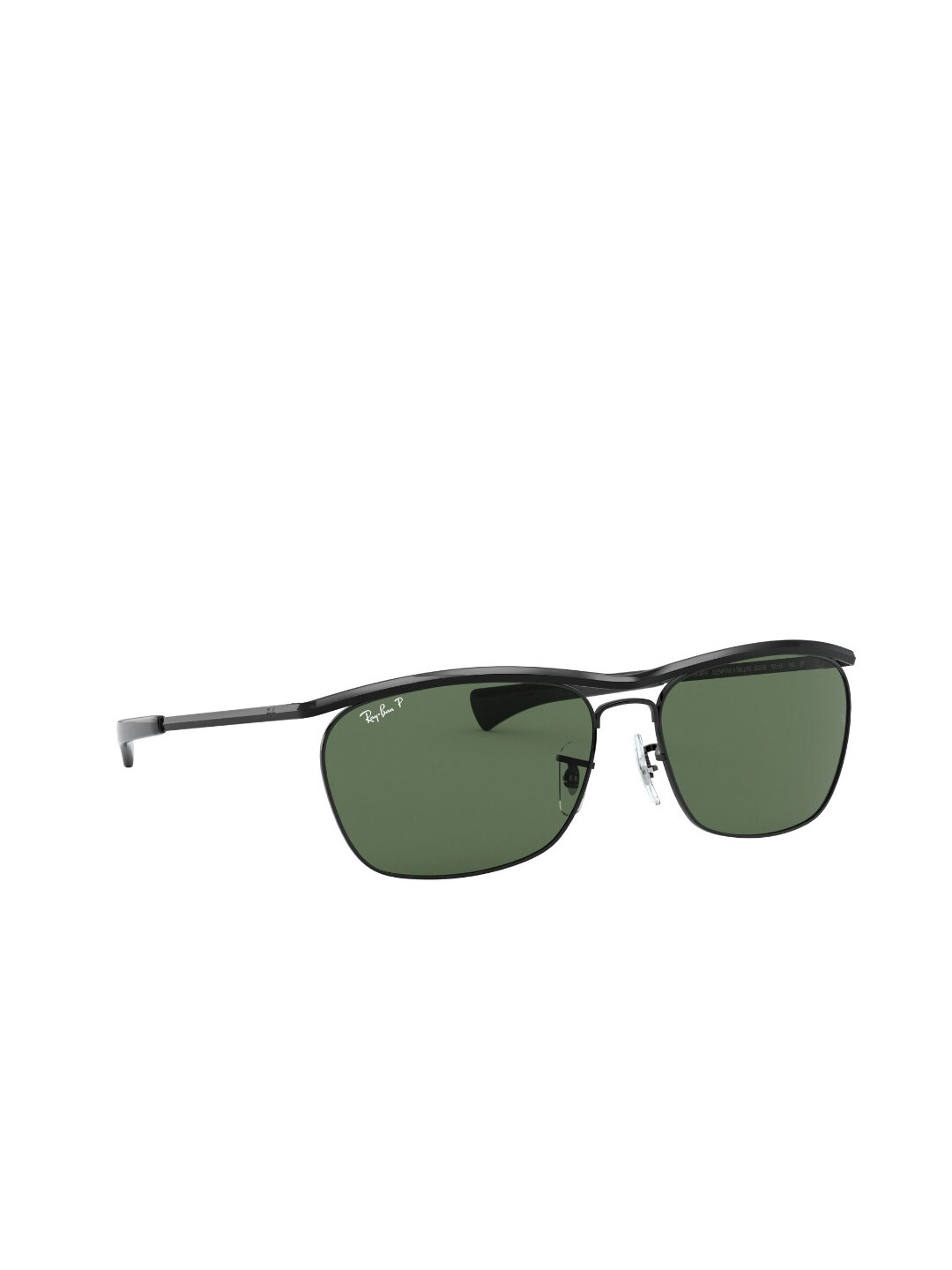 RAY-BAN Unisex Polarized Green Lens Pillow Sunglasses - 0RB3619002/5860