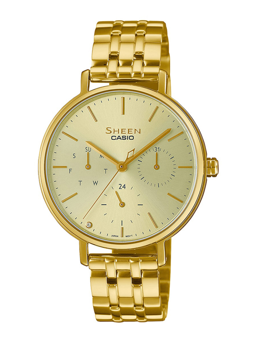 CASIO Women Stainless Steel Straps Analogue Watch SH286