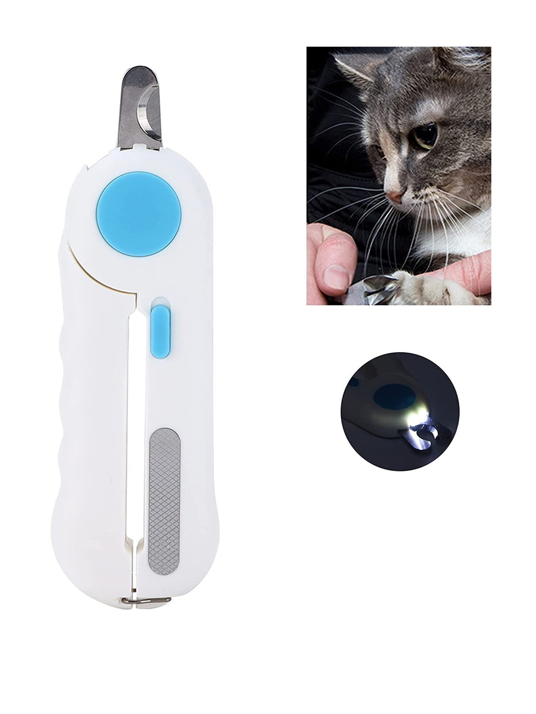 Emily pets Nail Clipper With LED Light