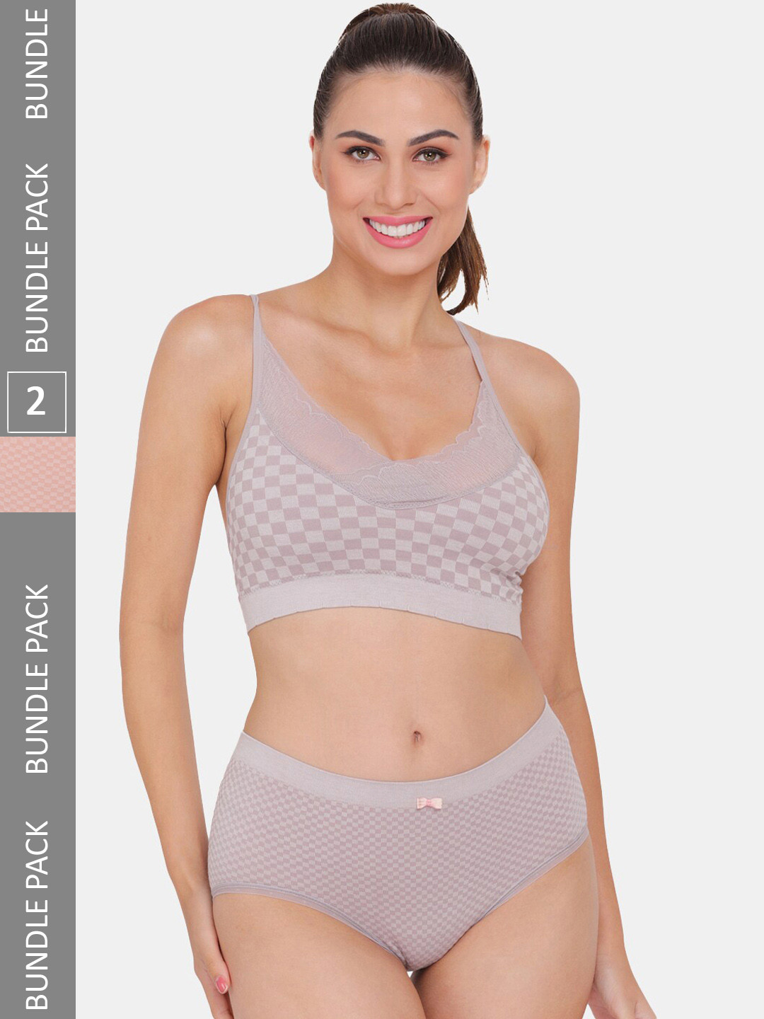 Amour Secret Pack Of 2 Printed Sports Lingerie Set